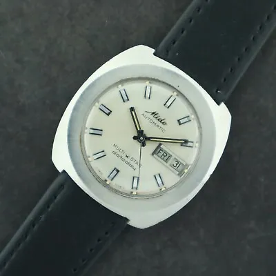 Vintage Mido Multi Star Datoday 17 Jewel Men's Automatic Wristwatch 001147-2 Run • $215