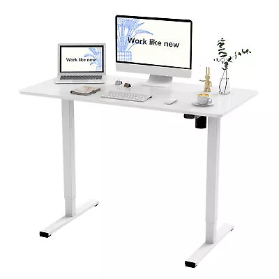 FlexiSpot Whole-Piece Electric Height Adjustable Standing Desk Home Office Desk • $119.99