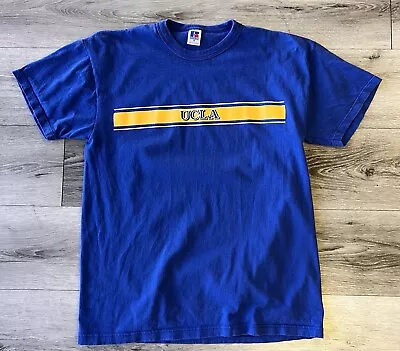 Vintage UCLA Bruins Shirt Size Medium 90s Blue Russell Athletic NCAA California • $30