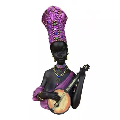 African Lady Woman Statue Figurine • $27