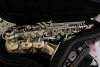 Small Unique Rampone & Cazzani R1 Jazz Saxophone (vintage Silver Plated)  • $6650