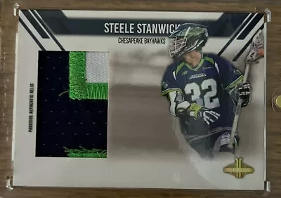 2019 Parkside MLL Premier Relics Steel Stanwick 3 Color Patch /50 • $99.99