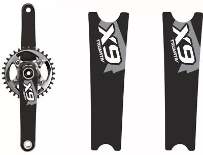$12.99 • Buy Crank Set Stickers Decals MTB SRAM X9 Mountain Bike Bicycle Adhesive 2 Pcs White