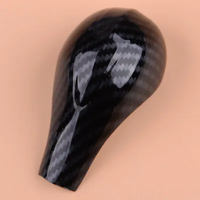 ABS Carbon Fiber Style Gear Shift Knob Cover Trim Fit For Infiniti G25 G35 G37 • $11.10