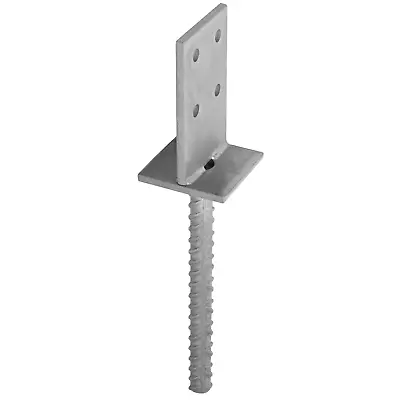 Galvanised Heavy Duty Concealed Bracket Support For Fence & Pergola Posts - Meta • £49.99