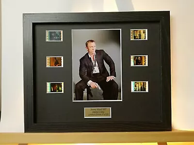 Daniel Craig As James Bond 007 10 X8  35mm Film Cell Display Framed Or Unframed • £25