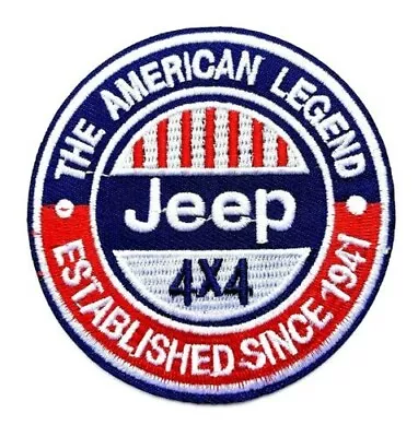 $14.95 • Buy JEEP 4x4 The American Legend Since 1944 Racing Jacket/hat Patch--easy Iron-on