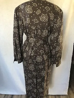 Vintage Yves Saint Laurent Wool Shirt Dress Size 40 • $225