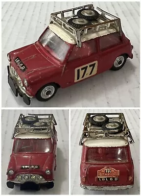 Vintage MONTE CARLO Winner 1967 BMC MINI COOPER S Corgi Toys 339 No Box AS IS • $34.99