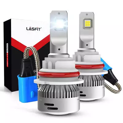 LASFIT 9007 LED Headlight Bulbs Hi Low Beam For Dodge Ram 1500 2500 3500 02-2005 • $59.99