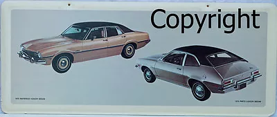 Dealership Showroom Poster/Promotional Dealer Sign 1973/73 Ford Maverick/Pinto • $199.99