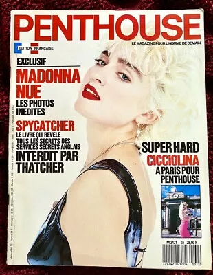 Madonna France Nikki Finn Penthouse Magazine Who's That Girl Promo Photo Cover  • $115