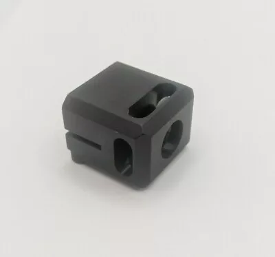 .40cal/10mm 9/16x24 TPI Muzzle Brake Comp Clampon Anodiz Black Alum For Glock CC • $36