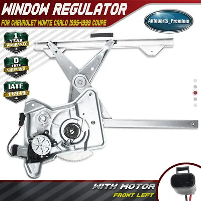 Power Window Regulator With Motor For Chevrolet Monte Carlo Front Left LH Driver • $49.69