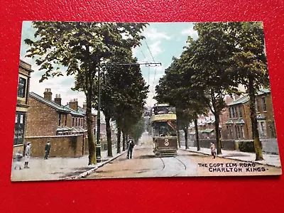 £4.99 • Buy Vintage Postcard Posted 1909 Tram On Copt Elm Road Charlton Kings Cheltenham 12