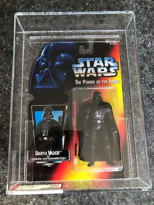 $1895 • Buy 1995 Kenner Star Wars The Power Of The Force Darth Vader Short Saber AFA 90 RARE