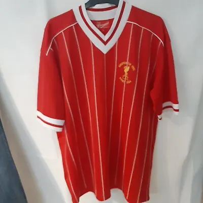 £95.29 • Buy Liverpool Retro European Cup Final  Rome 1984 Jersey Soccer Size L 