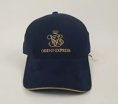 Venice Simplon Orient Express Navy Blue And Gold Embroidered Hat Cap With Tags • $44.99