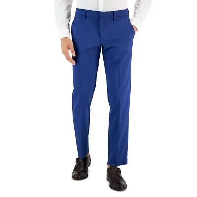 Perry Ellis Portfolio Mens Tonal Check Print Suit Pants Trousers BHFO 9683 • $13.99