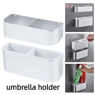 $12 • Buy Wall Mounted Umbrella Holder Multifunctional Umbrella Storage Stand Drain Rack