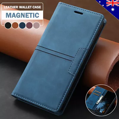 For Samsung S23 S22 S21 S20 S10 S9 S8+ S7 Note20 Ultra Case Leather Wallet Cover • $13.99