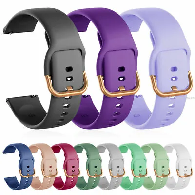 Silicone Sport Wrist Band Strap For Samsung Galaxy Watch 3 41/Active2 4 56 40/44 • $9.99