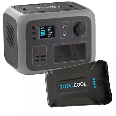 2024 Totalcool Total Power Portable Lithium Battery Bank Camping Beach USB • £129