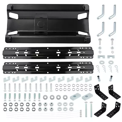 Fifth Wheel Trailer Hitch Mount Rails W/ Hitch Adapter Plate For Full-size Truck • $282.86