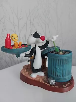 Looney Tunes Wedgwood Sylvester's Buffet Figure Statue Collectable Tweety - Rare • £220