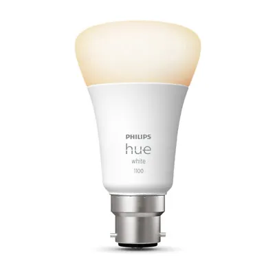 Philips Hue 9.5W LED A60 Wireless B22 Soft White Light Bulb W/Bluetooth 110mm • $53