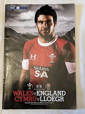 Wales V England Saturday 14th February 2009 Official Match Programme • £3