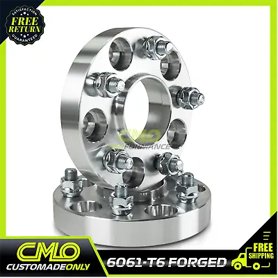 2) 25mm (1 ) Hub Centric Wheel Spacers 5x114.3 For 240SX 350Z 370Z G35 G37 Q50 • $37.95