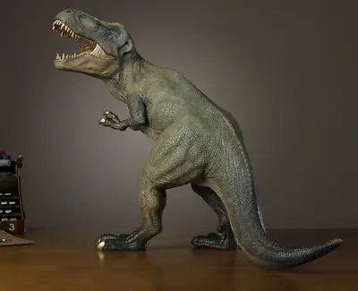 $4300 • Buy 24'' Art Deco Sculpture Dinosaur Tyrannosaurus Rex Bronze Statue