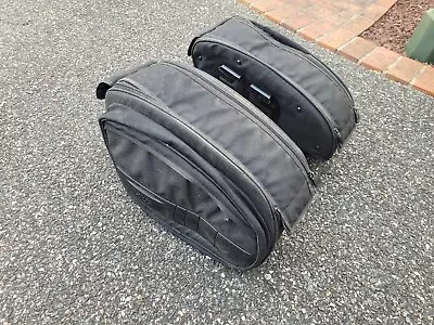 $134 • Buy Free Harley Vrod V Rod Black Canvas Saddle Bags Soft V-Rod OEM -buy 1 Get 1 Free