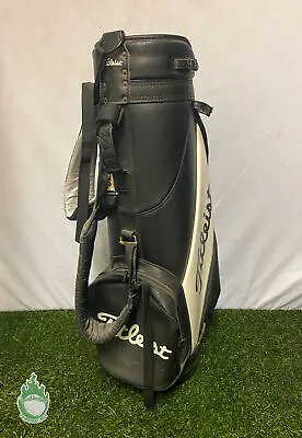 Vintage Titleist Mini Staff Golf Bag Black/White 3-Way - Dual Izzo Straps HMB • $129.99
