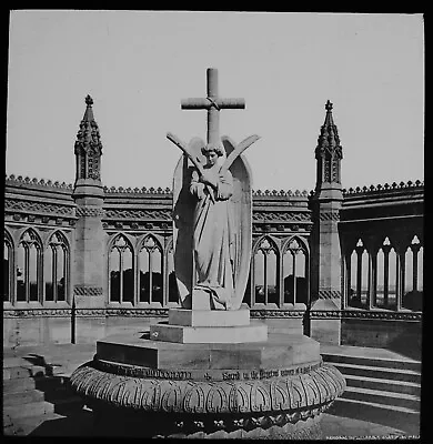 £15 • Buy ANTIQUE Magic Lantern Slide THE ANGEL OF CAWNPORE C1890 VICTORIAN PHOTO INDIA 