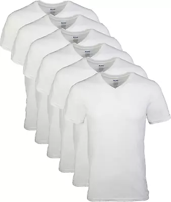 $26.25 • Buy Gildan Men's V-Neck T-Shirts Multipack, White (6 Assorted Sizes , Colors