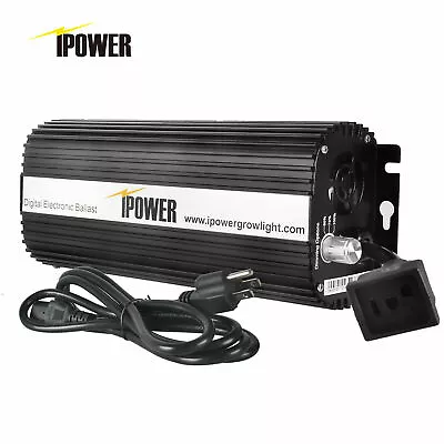 IPower 400/600/1000W Digital Dimmable Electronic Ballast For HPS MH Grow Light • $117.99