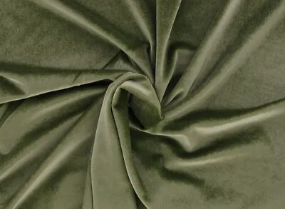 Spandex Velvet Fabric - By The Metre - 60  Wide - CHEAPEST IN THE UK • £4.99