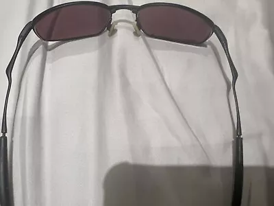 Oakley Sunglasses Classic Retro Whisker Matte Black Used Lenses Need Replacing • £65