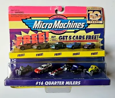 Galoob Micro Machines #16 Quarter Milers 1996 10th Anniversary Gasser Funny Car • $31.89