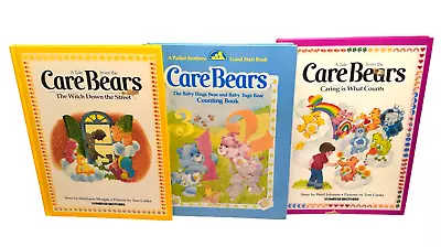 Lot Of 3 Parker Brothers Vintage A Tale From The Care Bears Hardcover Books Vtg • $13.05