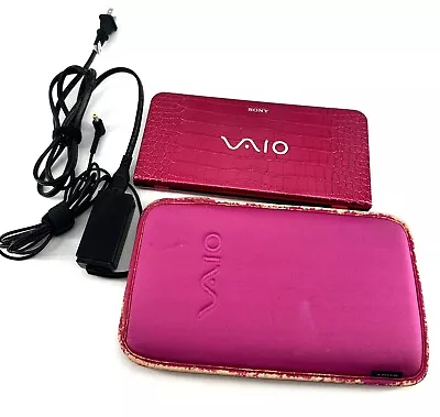 Sony Vaio Personal Computer P Series VPCP11SKX Windows 7 Pink Crocodile • $650