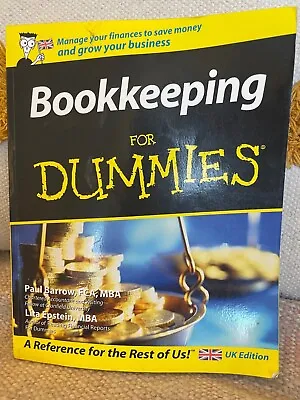 Bookkeeping For Dummies (UK Edition)-Paul BarrowLita Epstein • £3.50