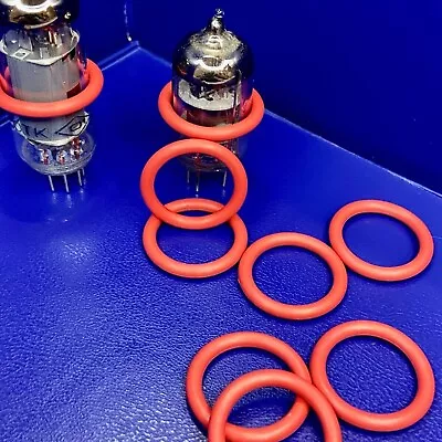 Vacuum Tube Dampers Rings Silicone Anti-Vibration (EF95 / Ef93 / 6A2 /6K4 / 6Z4) • $3.60