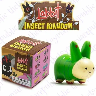 Kidrobot Kozik Labbit Insect Kingdom Vinyl Mini Series Figure Green Caterpillar • $6.29