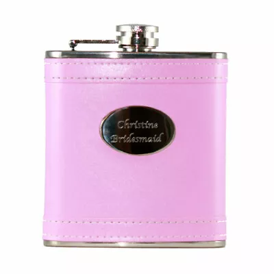 Personalized  Pretty In Pink  6 Oz Hip Flask • $10.37