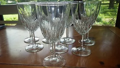 Ice Tea Glasses Goblets Diamant By Cristal D'Arques France 8 11 Ounce Stems • $60.39