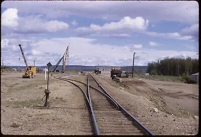 MB10-47 Original Colour Slide Pacific Great Eastern Yard At Chetwynd BC 1970 • $2.19