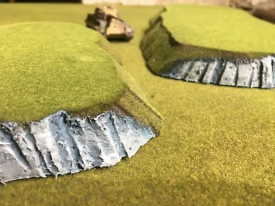 Total System Scenic 20mm Wargames Scenery Terrain Crag Face Hill 15mm 28mm • £5